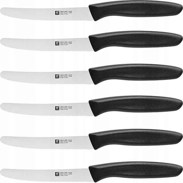 Sada 6 kuchyňských nožů Zwilling Vesper zoubkované 12 cm Španělsko