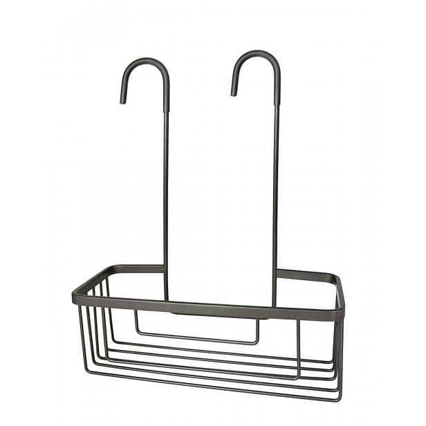 Sapho Gedy Smart - Polička závěsná, 30x38x12 cm, gun metal 248981