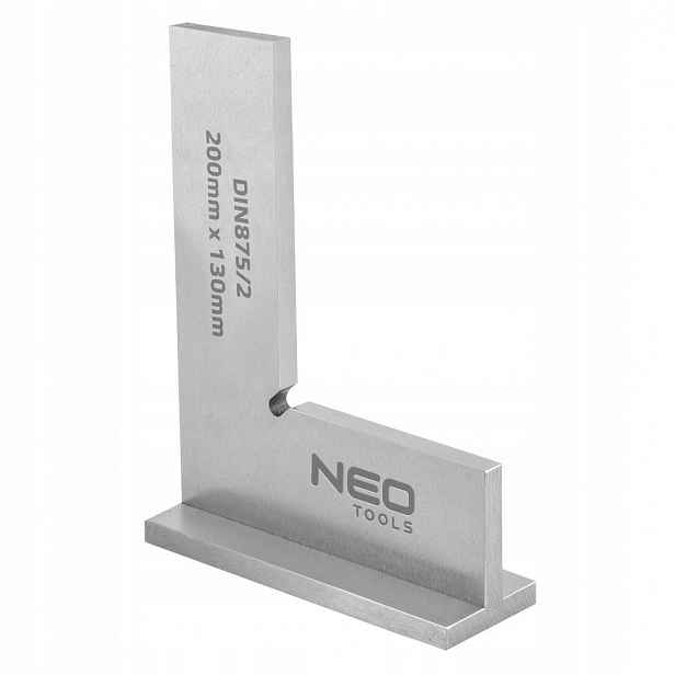 Úhelník s podstavcem DIN875/2 200x130 mm Neo