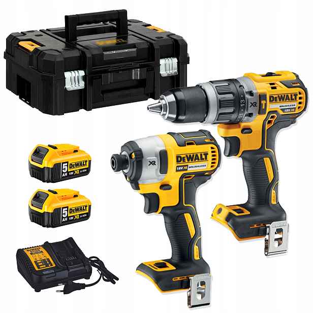 Dewalt sada DCK266P2T aku vrtačka a rázový utahovák 2x5Ah