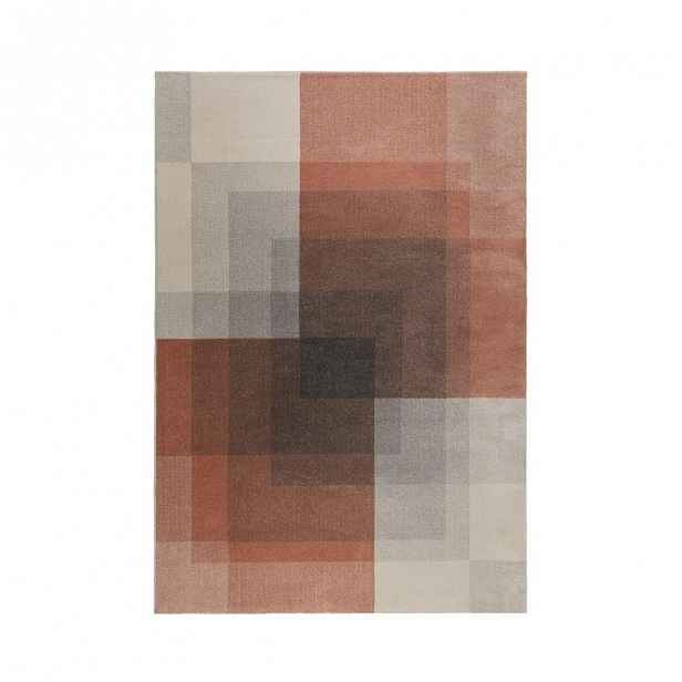 Šedo-růžový koberec Flair Rugs Plaza, 120 x 170 cm