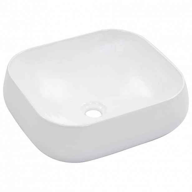 vidaXL Umyvadlo 44,5 x 39,5 x 14,5 cm keramické bílé