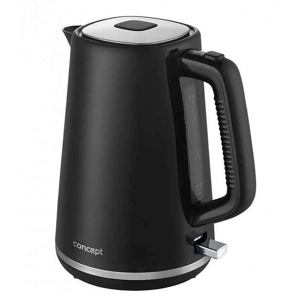 Concept - Rychlovarná konvice, objem 1,7 l, 2200 W, černá rk2375