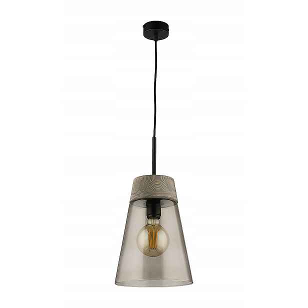 Jupiter Závěsná lampa Skandinávská Domino Skleněné stínítko Antracit E27