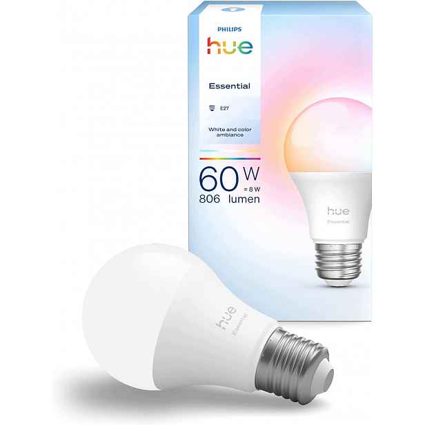 Chytrá Led Žárovka E27 8W Barevná S Hlasovým Ovládáním