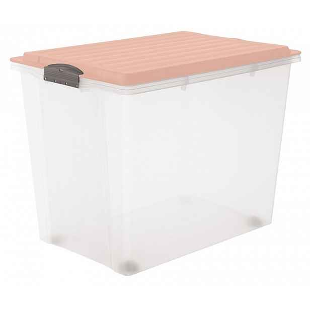 COMPACT úložný box, 70L, růžová