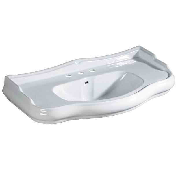 Kerasan RETRO keramické umyvadlo 100x54,5cm, 3 otvory, bílá