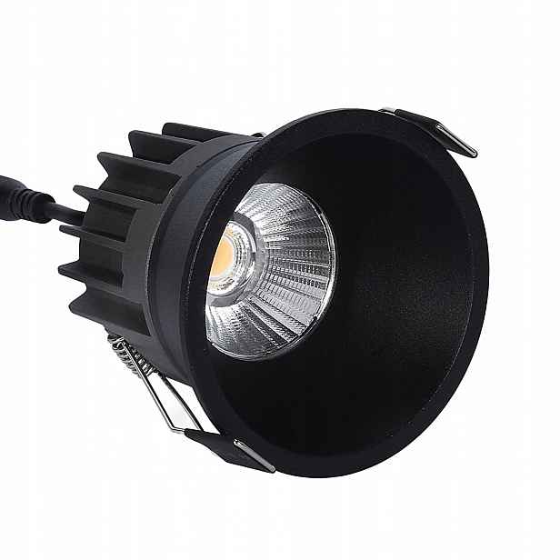 Zapuštěné svítidlo Downlight PZE-921 IP44 6W 4000K černé IP44