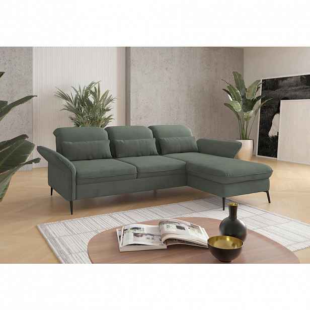 Sit & More ROHOVÁ SEDAČKA, textil, zelená