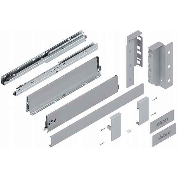 Blum Tandembox 600 Šuplík , Střední vnitřní, K, Šedá