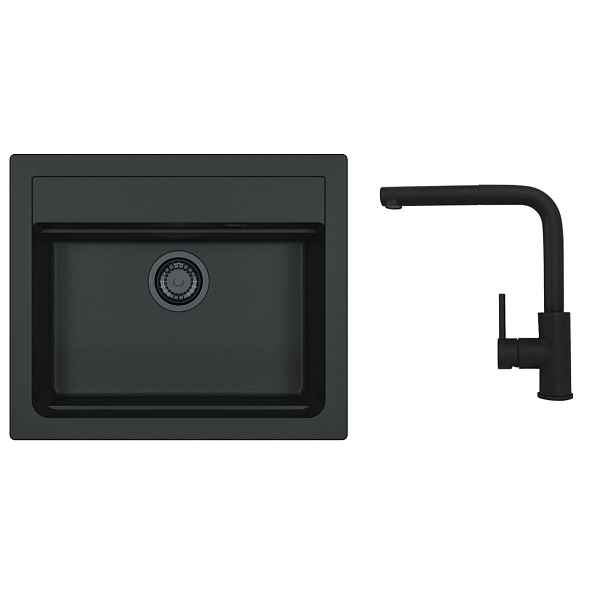 SET ALVEUS ATROX 30 ČERNÝ A90 BLACK EDITION + BATERIE ZEOS-P BLACK