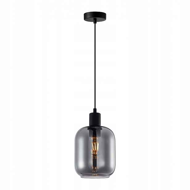 Zona PND-29258S-1-BK-SG skleněná závěsná lampa