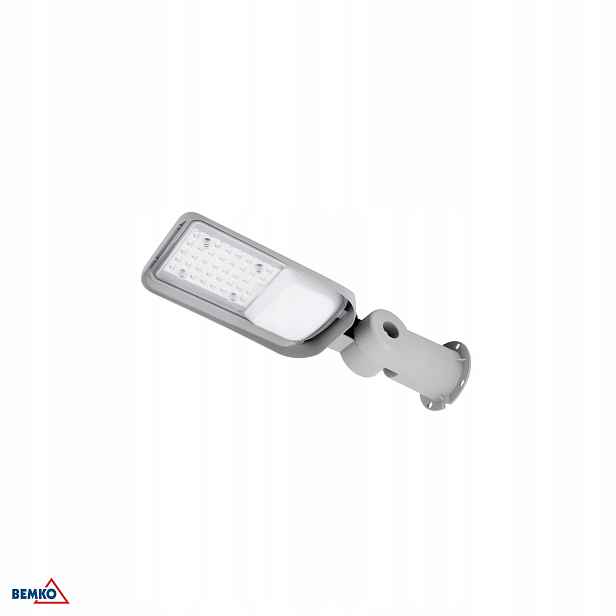 Led Pouliční Lampa Bemko Jasan 30W 4000K 4050LM IP65 Šedá Nástěnná Lampa