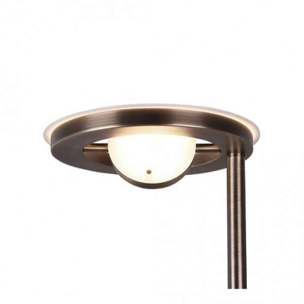 Trio Barrie led stojací lampa mosaz 424210304 TR424210304