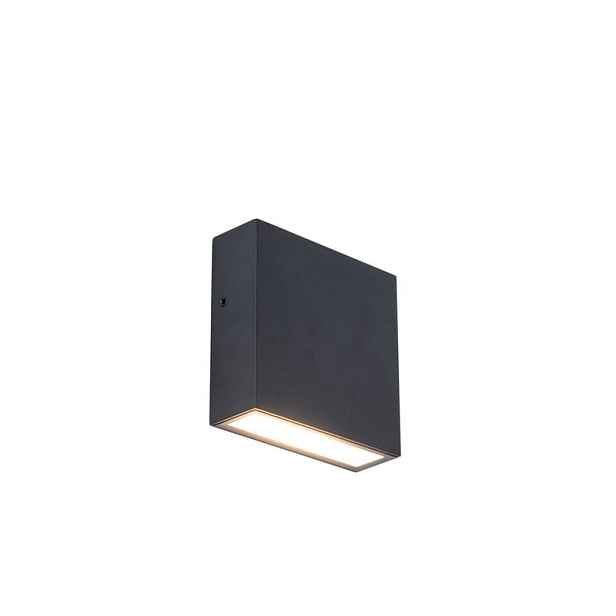 Venkovní Led nástěnné svítidlo Gemini Xf černé IP54 9,2W 800lm Lutec