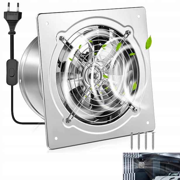 150 mm nástěnný axiální ventilátor fi Tichý Výkonný
