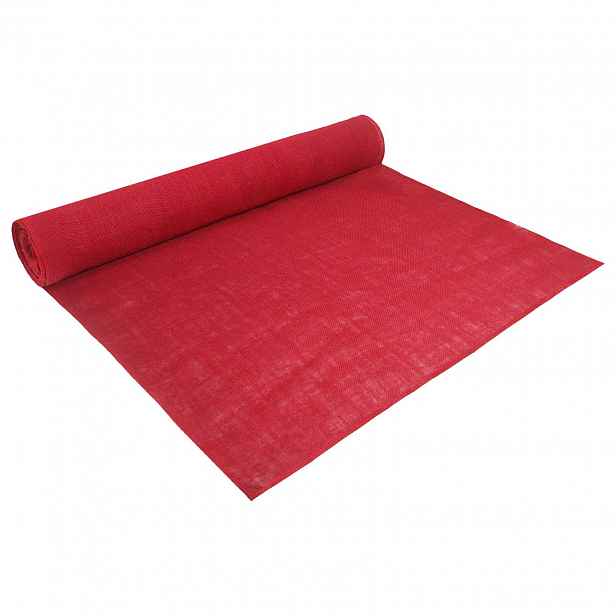 vidaXL Jutová rolka 100 x 1000 cm Červená