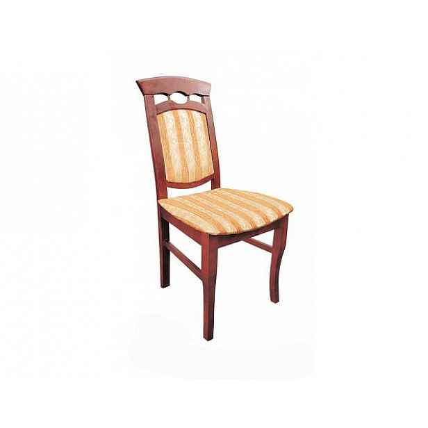 Jídelní židle 111 béžová, dekor dub