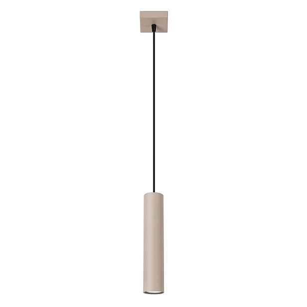 Závěsná lampa Lagos 1 taupe Kašmírové stropní svítidlo Tuba Zwis SOllux