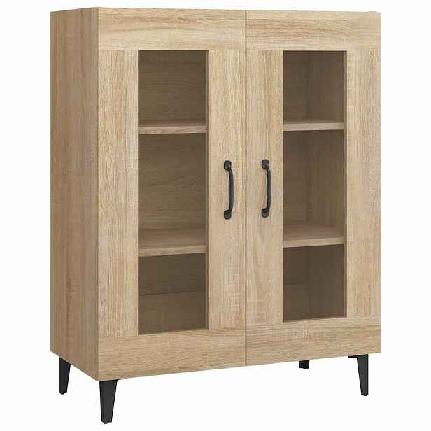 vidaXL Příborník dub sonoma 69,5 x 34 x 90 cm kompozitní dřevo