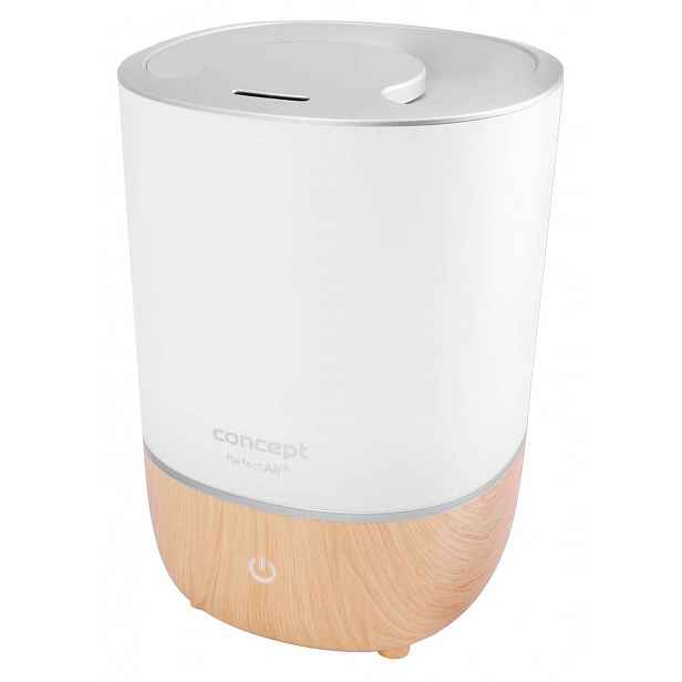 Concept - Zvlhčovač vzduchu, s aroma difuzérem, bílá/dekor dřeva zv1200