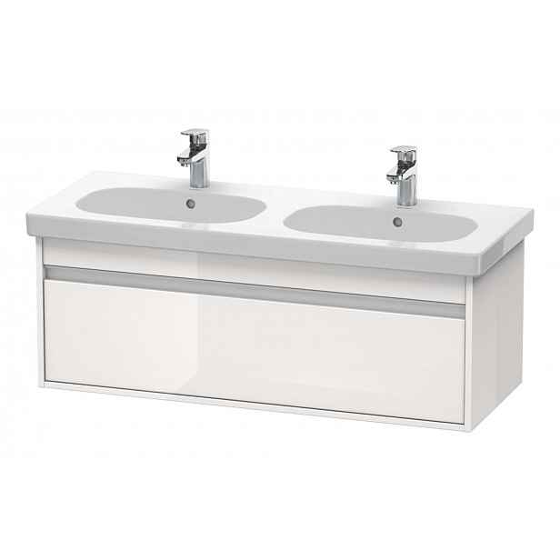 Duravit Ketho - Umyvadlová skříňka 41x115x46 cm, 1 zásuvka, lesklá bílá KT666902222
