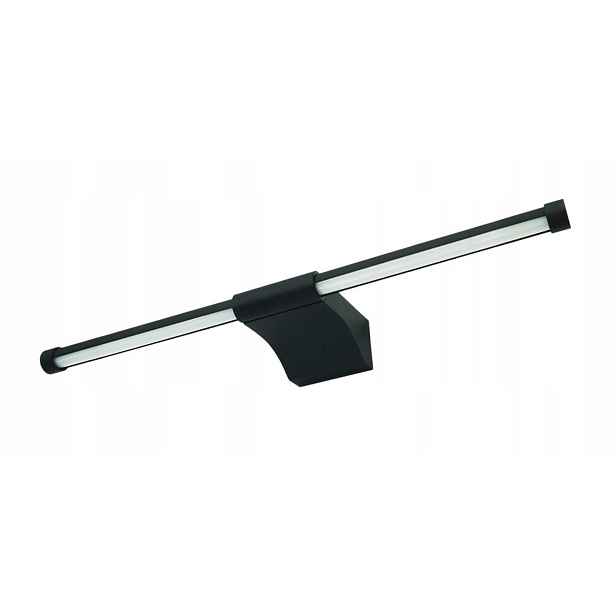 Koupelnové nástěnné svítidlo IdeaLed Aviora nad Zrcadlo Černé 42 cm 8W 4000K 1160 lm