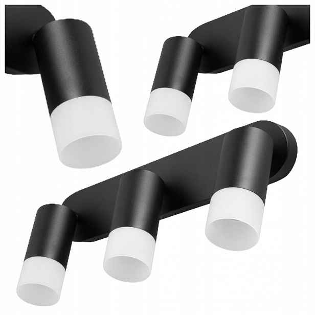 Trojitý Stropní Reflektor Sonaya Černá Lampa GU10 Light Prestige