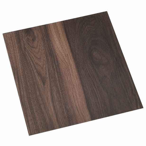 vidaXL Samolepicí podlahová prkna Tmavě hnědá 30,5 x 30,5 cm 20 ks PVC