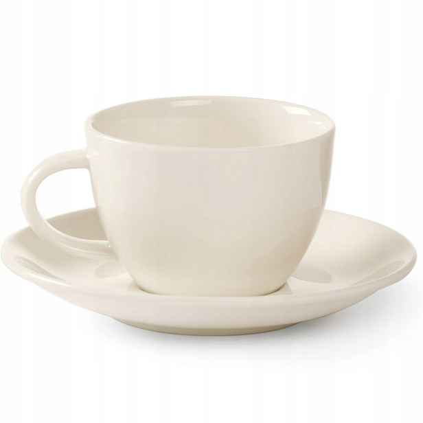Šálek na espresso z porcelánu 80 ml, sada 6 ks