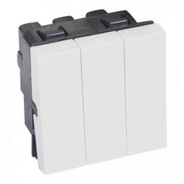 Dvojitý jednopólový schodišťový spínač 20AX 2M Legrand 572044