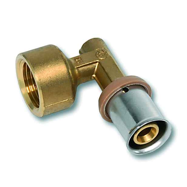 Koleno 90° Sanha 3fit-Press 20×3/4" vnitřní závit
