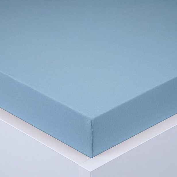 Napínací prostěradlo jersey EXCLUSIVE nebesky modré 90 x 200 cm