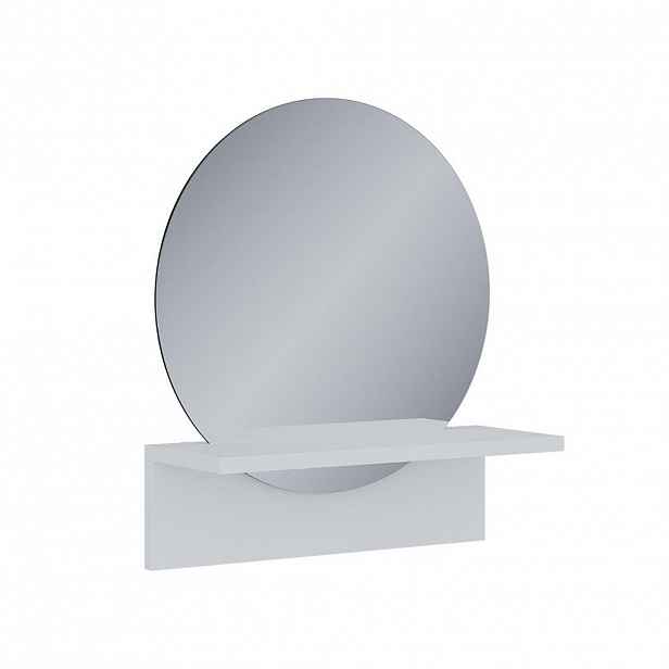Vicco KOUPELNOVÉ ZRCADLO Elyra Bílá 40 x 47.5 cm s policí
