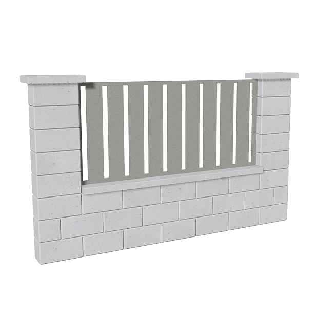 Výplň plotová DEKMETAL STECCA 2A094 grey aluminium