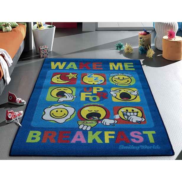 Dětský koberec Smile Wake me up, 80x120 cm