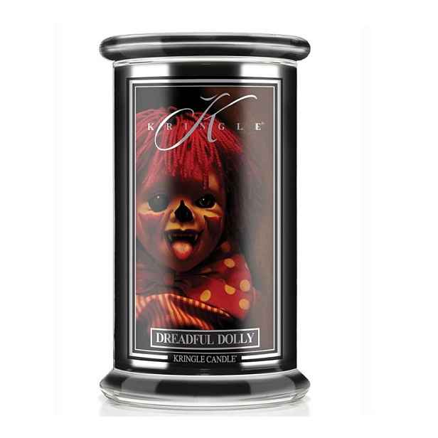 Dreadful Dolly Kringle Candle velká svíčka 2 knoty 624g série Halloween