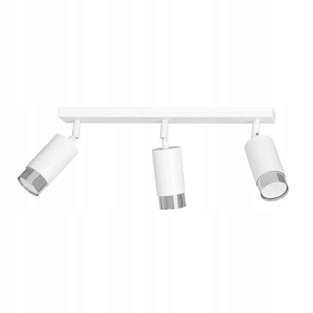 Emibig Stropní Svítidlo Hiro 3xGU10 30W Chrom/Bílá Regulace úhlu