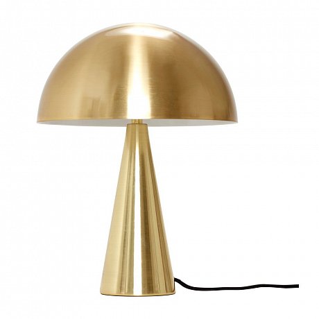 Stolní lampa ve zlaté barvě Hübsch Herho