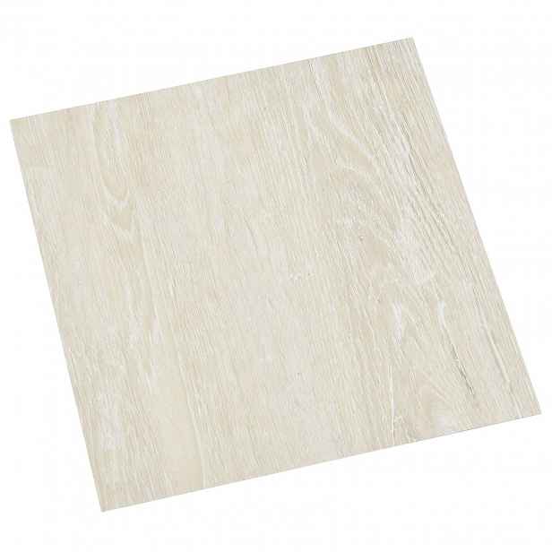 vidaXL Samolepicí podlahová prkna Krémová 30,5 x 30,5 cm 20 ks PVC