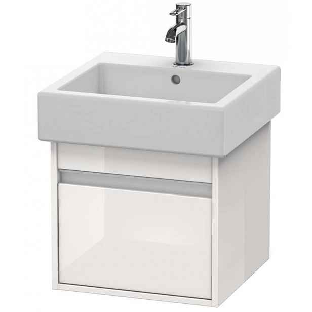 Duravit Ketho - Umyvadlová skříňka 41x45x44 cm, 1 zásuvka, lesklá bílá KT668502222