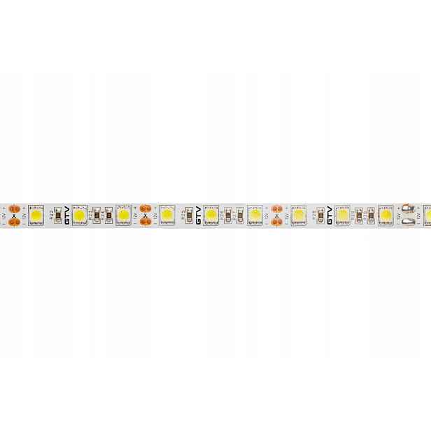 Flash páska 5050 teplá bílá bez gelu Rolka 5 m LD-5050-300-20-CB