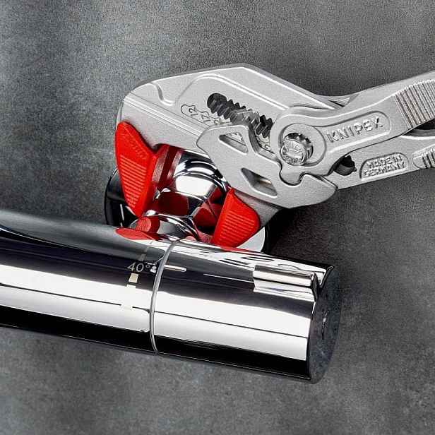 Kleště Klíč na armatury 250 mm 2v1 měkké nástavce Knipex