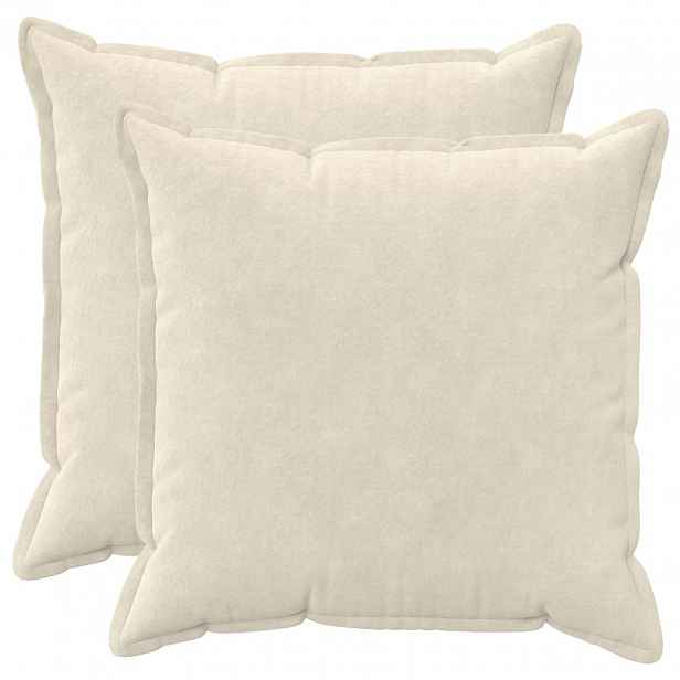 vidaXL Povlak na polštář 2 pcs HOUTEN Krémová 80 x 80 cm
