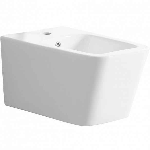 Bidet závěsný Forte - bílá lesklá - 51x36 cm