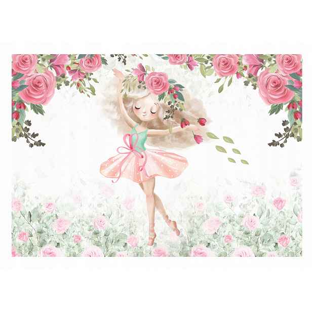 Fototapeta Pro Dívku Baletka Růže 254x184