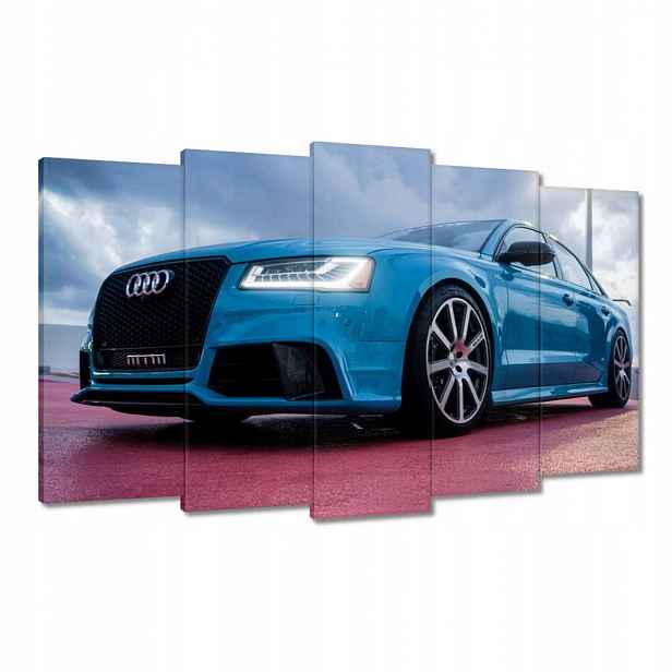 Obrazy 100x60 Modré Audi