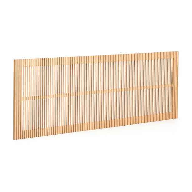 Čelo postele z jasanového dřeva v přírodní barvě 195x70 cm Beyla – Kave Home