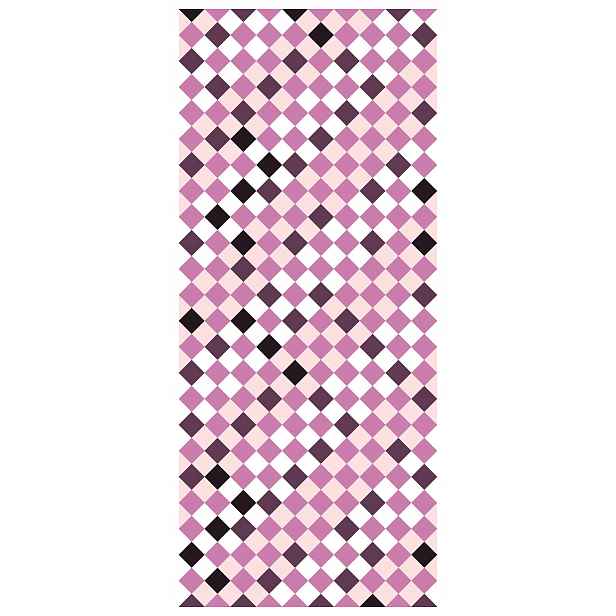 Fototapeta flizelina Fialové kosočtverce geometrie abstrakce styl 91x211 lepidlo