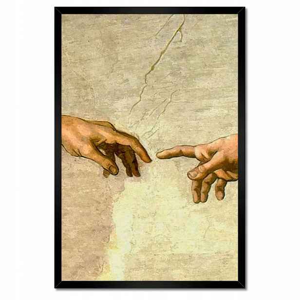 Plakáty v rámu 40x60 Stvoření Adama